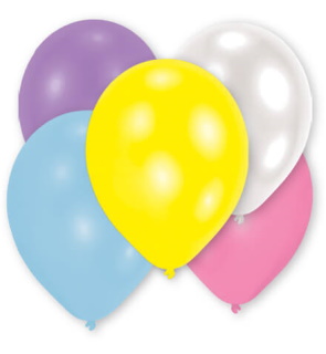 Latex, Metallic en Chrome ballonnen